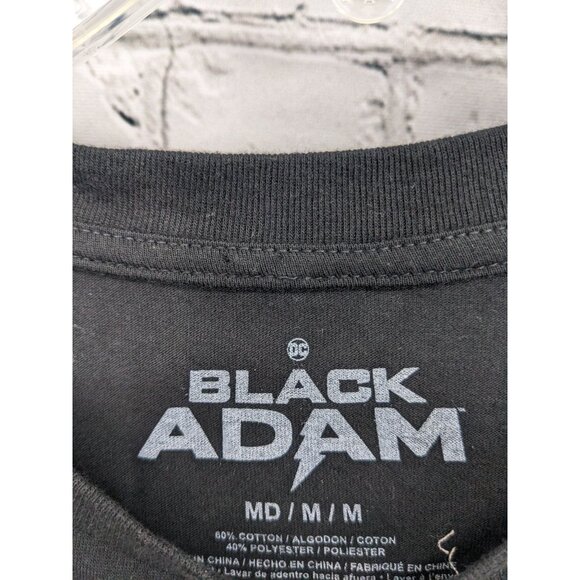 Black Adam T Shirt Adult Size M  DC Comics Graphic Print Superhero Movie Cosplay - Picture 5 of 6